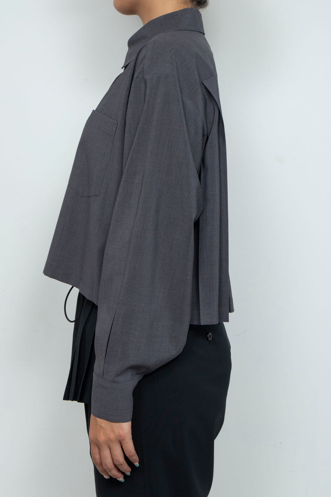 260201 SHIRT CHARCOAL GRAY