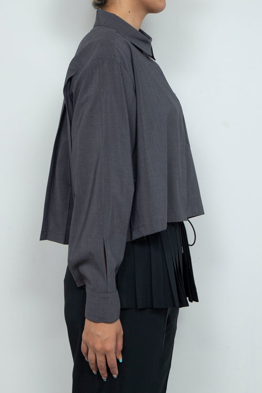 260201 SHIRT CHARCOAL GRAY