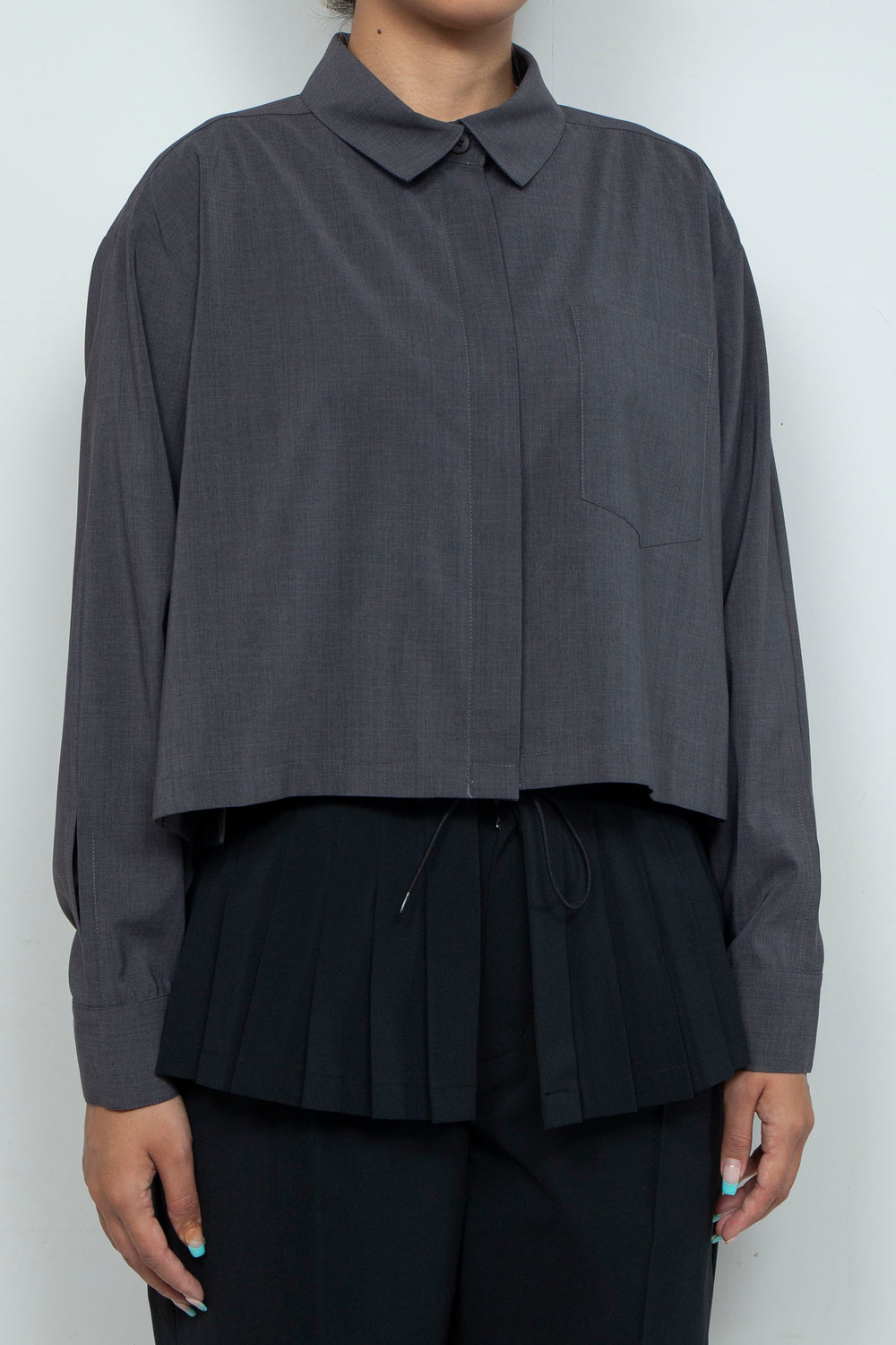 260201 SHIRT CHARCOAL GRAY