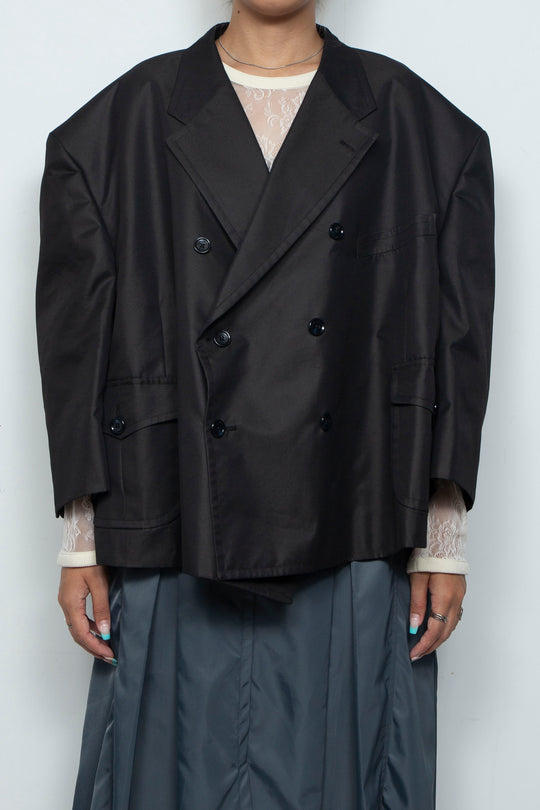 SERIOUS SQUARE GABARDINE BOX JKT