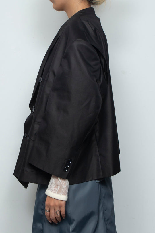 SERIOUS SQUARE GABARDINE BOX JKT