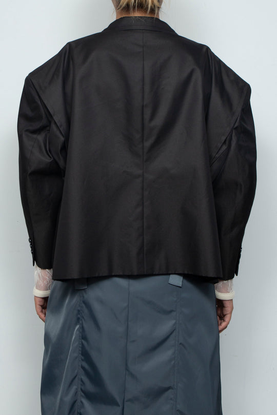 SERIOUS SQUARE GABARDINE BOX JKT