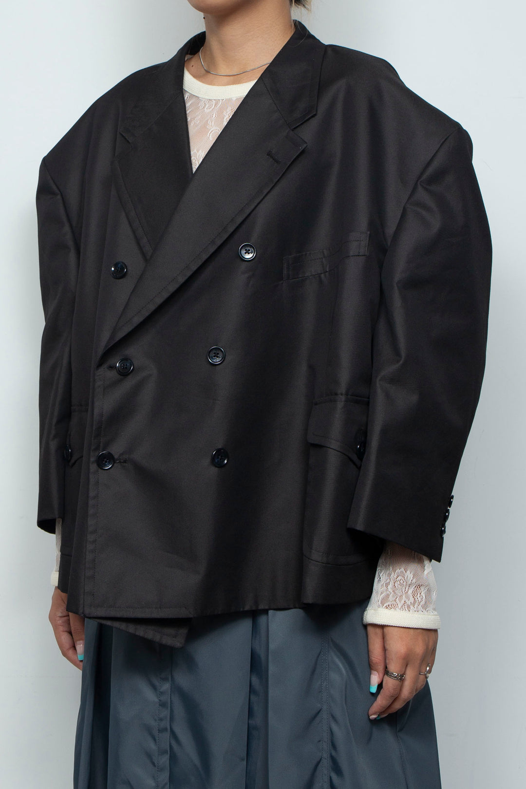 SERIOUS SQUARE GABARDINE BOX JKT