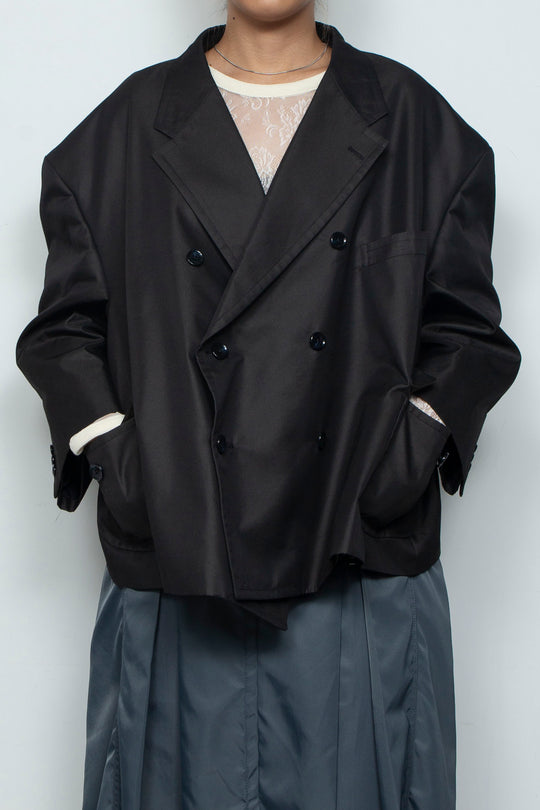 SERIOUS SQUARE GABARDINE BOX JKT