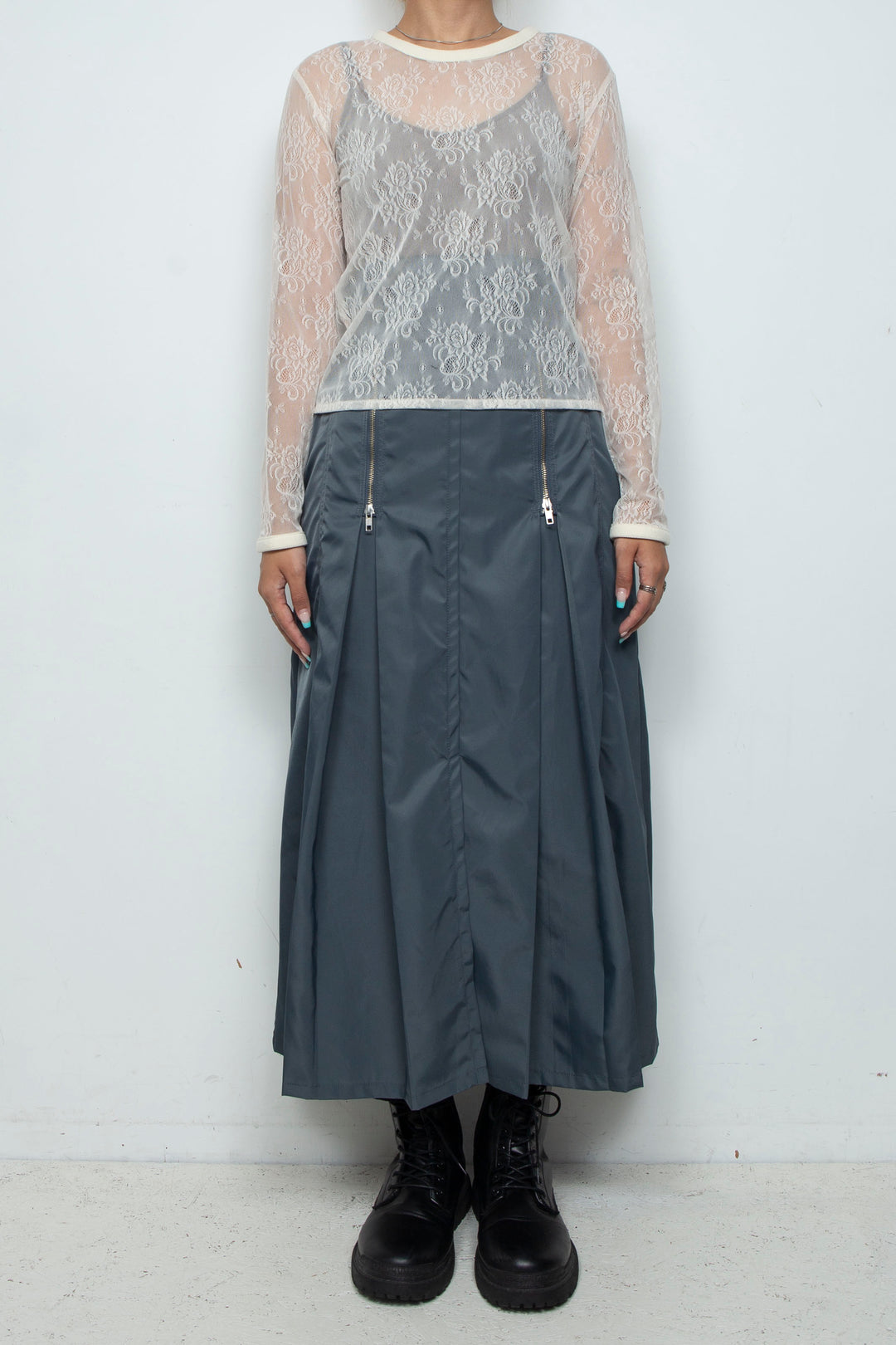 Veil Lace Top Ivory
