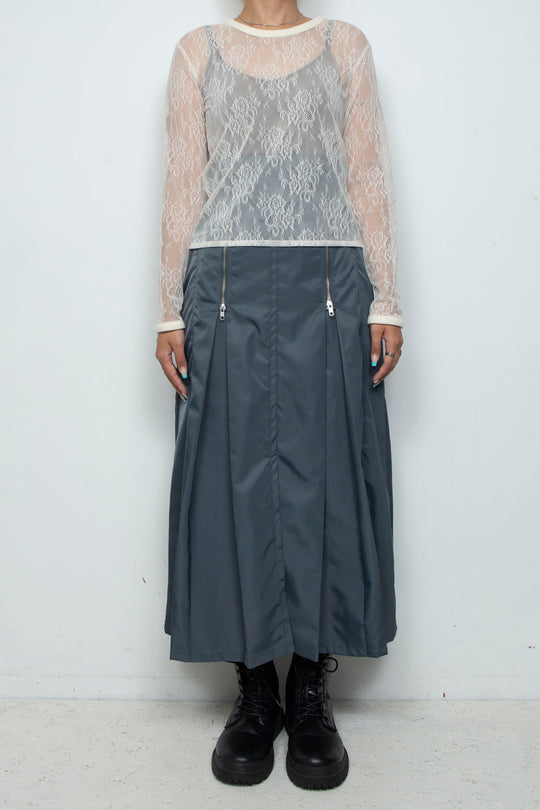 Veil Lace Top Ivory