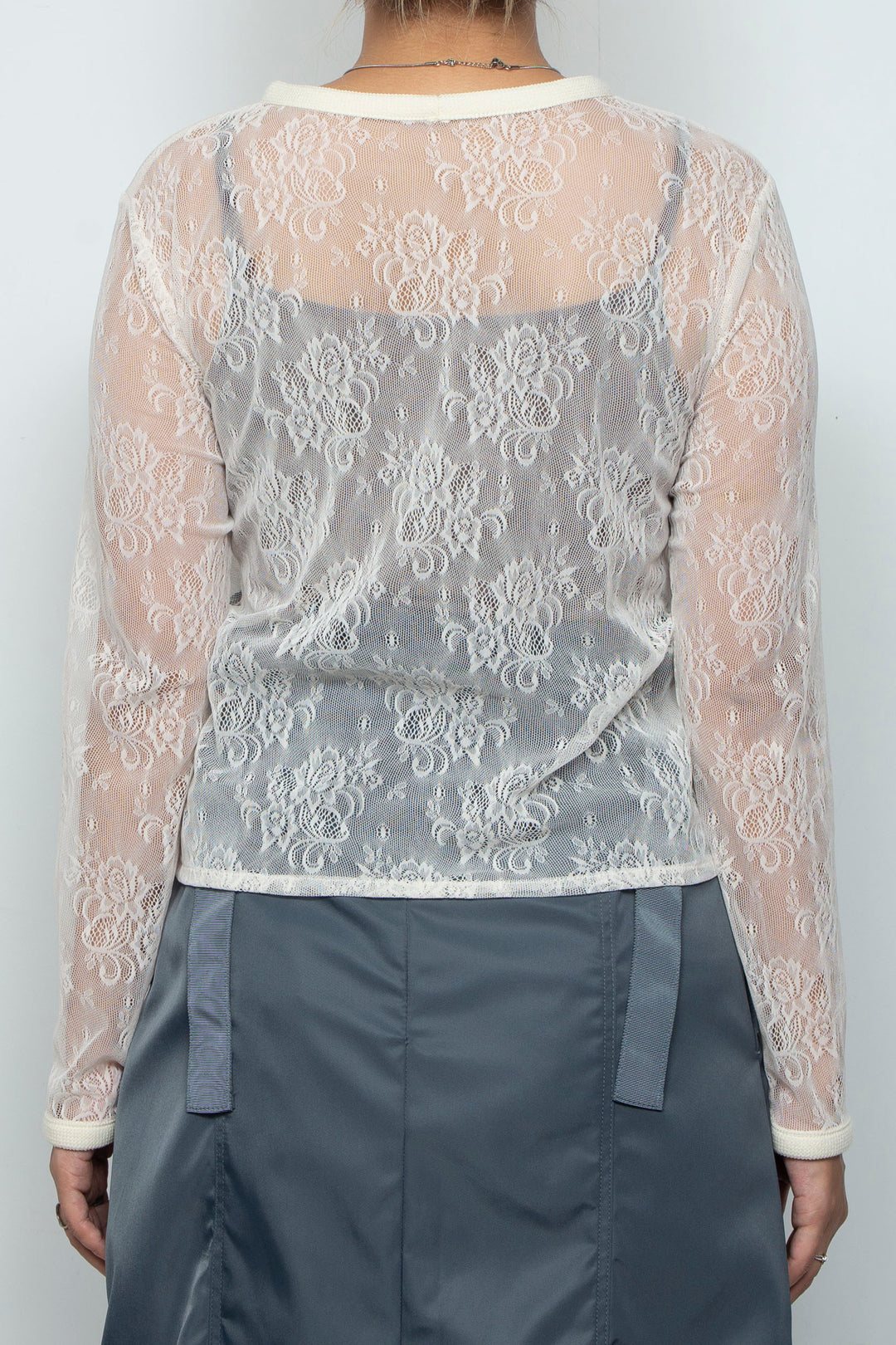 Veil Lace Top Ivory