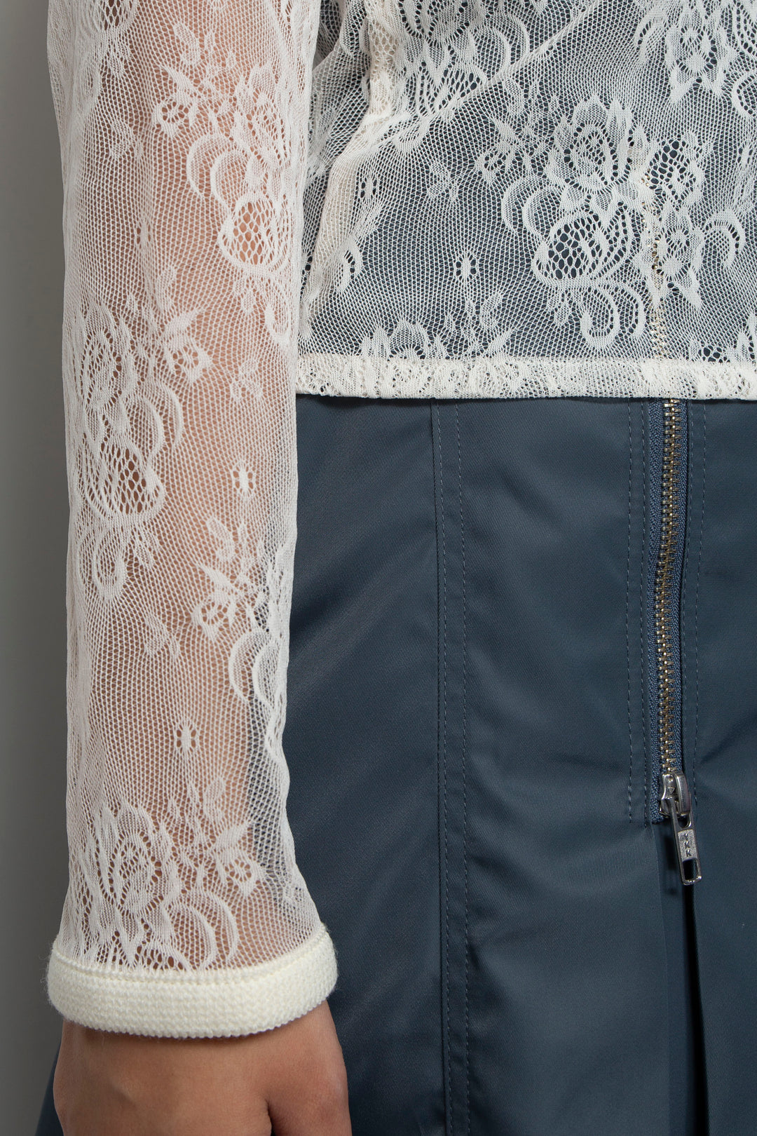 Veil Lace Top Ivory