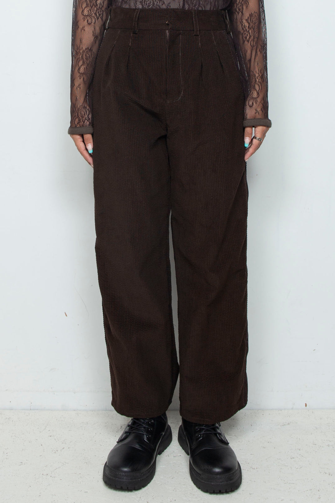 Trace Line Pants Brown