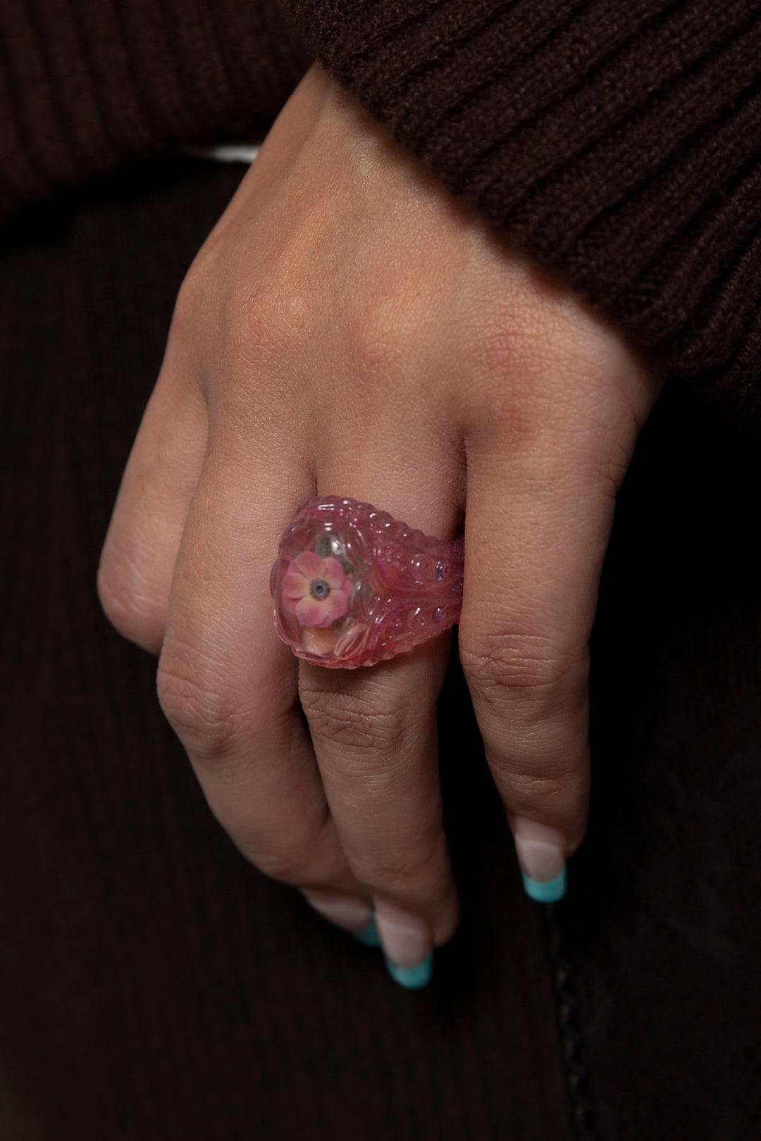 Anemone frame ring