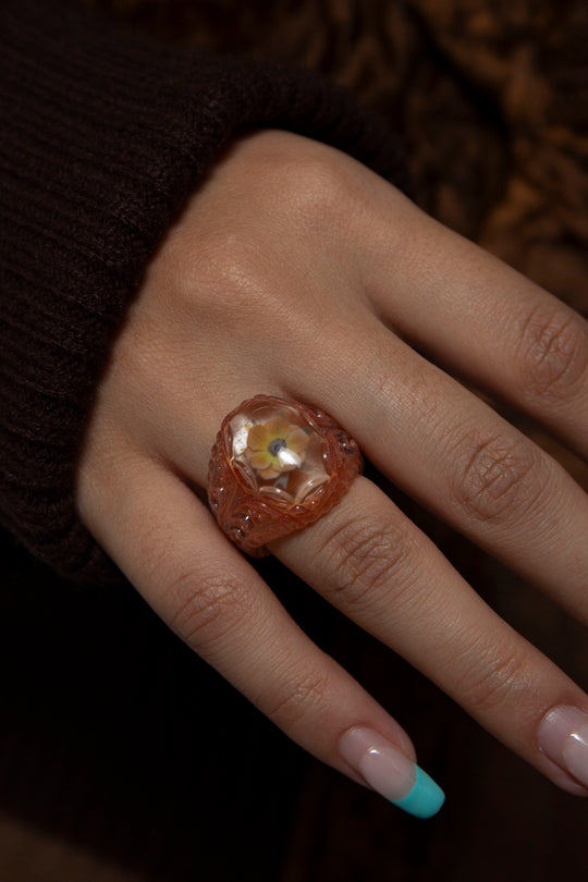 Anemone frame ring