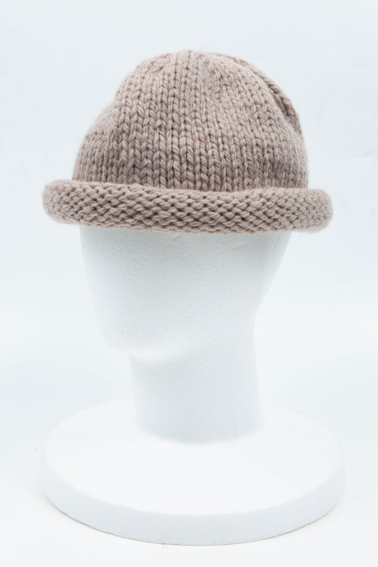 Knit Beanie Beige