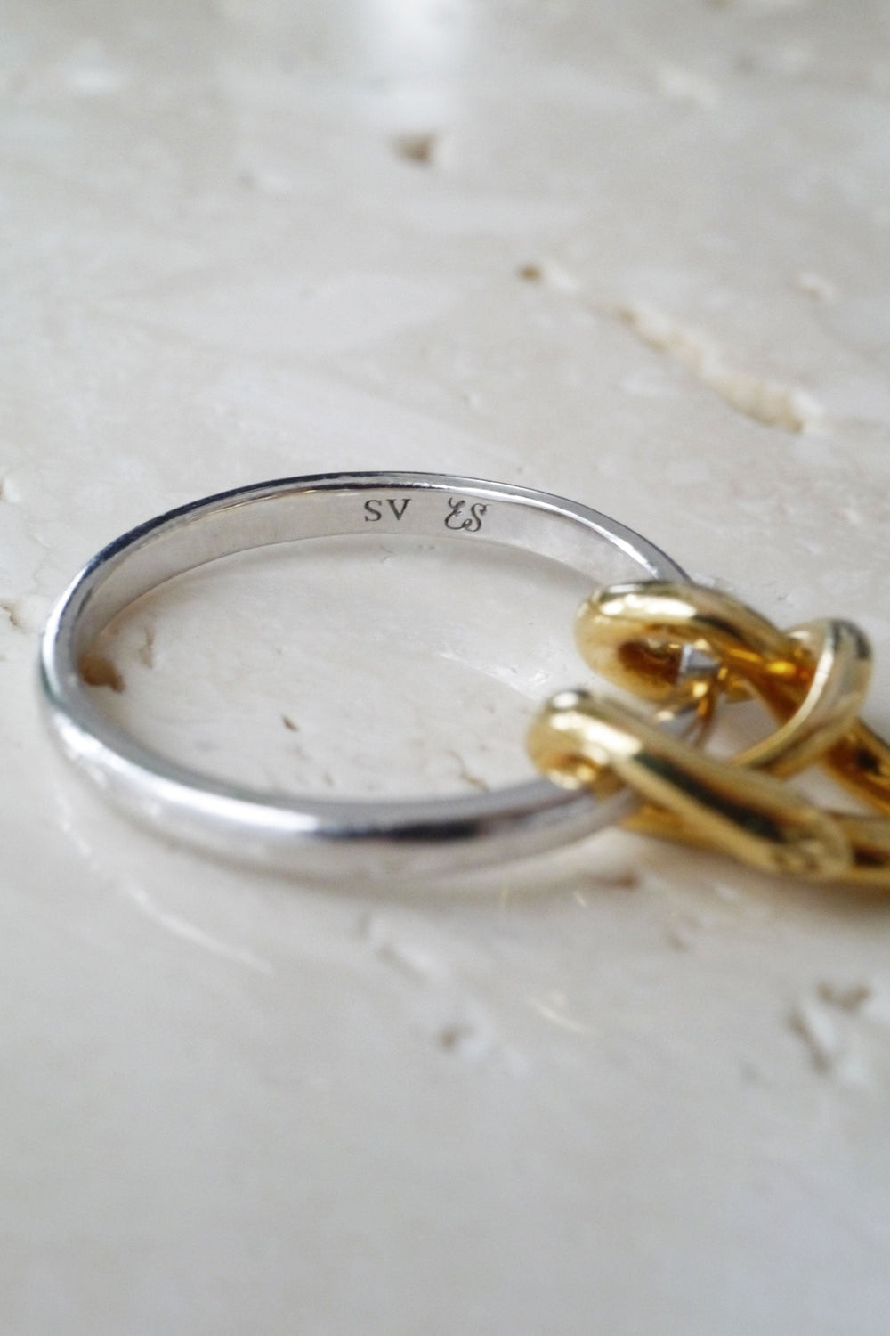Ring : Asclepius / Silver×Gold