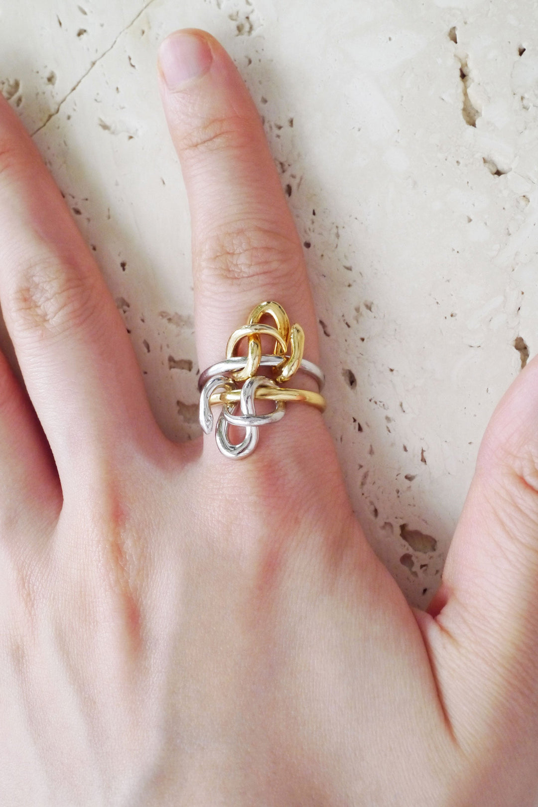 Ring : Asclepius / Gold×Silver