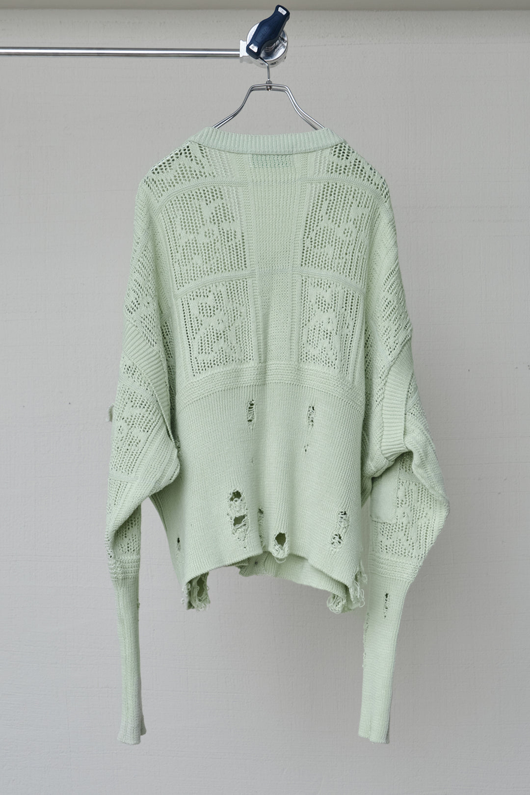 FLORAL REFLECTOR CHOOSE YOUR SIZE KNIT GREEN