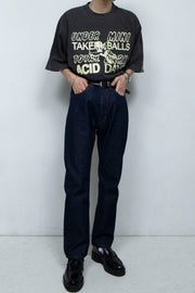 "JUDE" WITH WHEAT Stndard by 80s Reproduced Denim ONEWASH