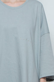 ビッグTシャツ（emb）グレー
