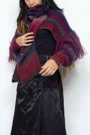 "NOSTALGIA" Gradation Mohair 2way Stole