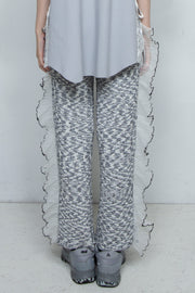 Ruffle kasuri pants