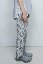 Ruffle kasuri pants