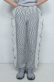 Ruffle kasuri pants