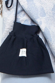 Knit Pocket Bag Dark Navy