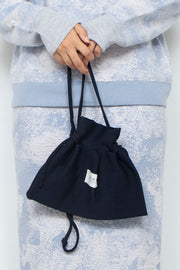 Knit Pocket Bag Dark Navy