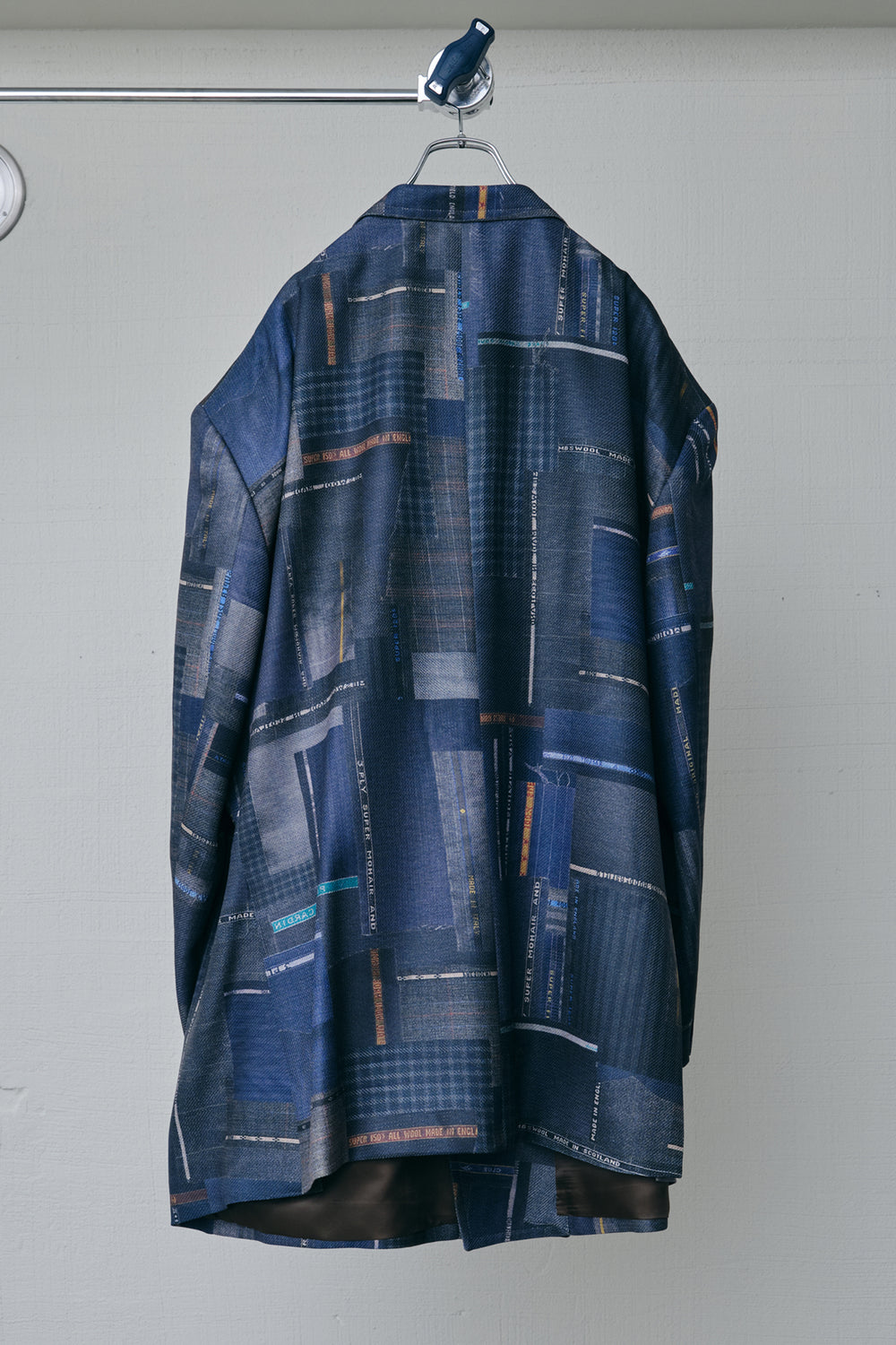 LUXURY SCRAPS TAILOR-MADE DOUBLE JKT BLACK