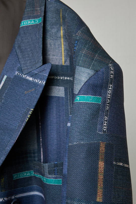 LUXURY SCRAPS TAILOR-MADE DOUBLE JKT BLACK