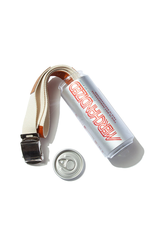 "JUICE".01 Action Leather combi Belt IVORY