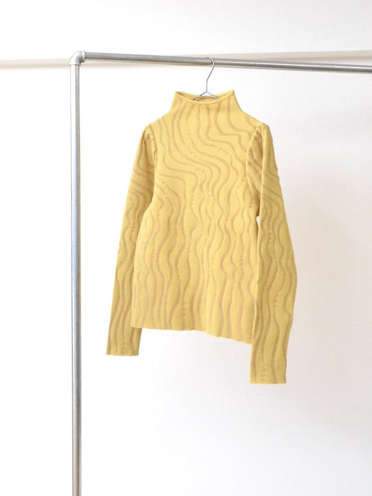 FAD distortion Mole yarn river knit yellow