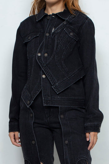 Assemble denim jacket / BLACK