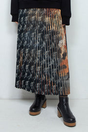 Two-Face Accordion Pleats Skirt