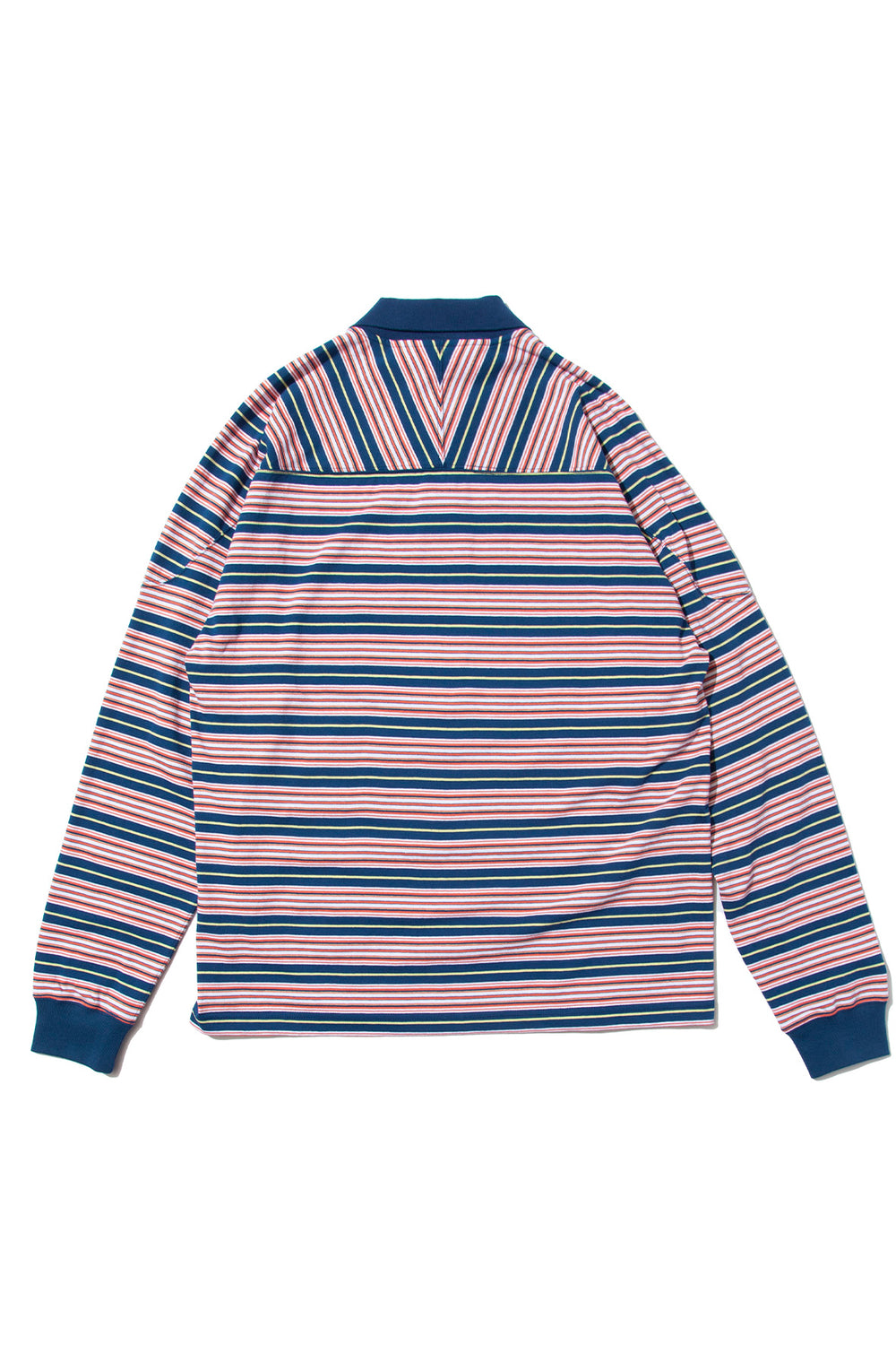 "ROESIE's" Nostalgic Border Polo Shirt NAVY