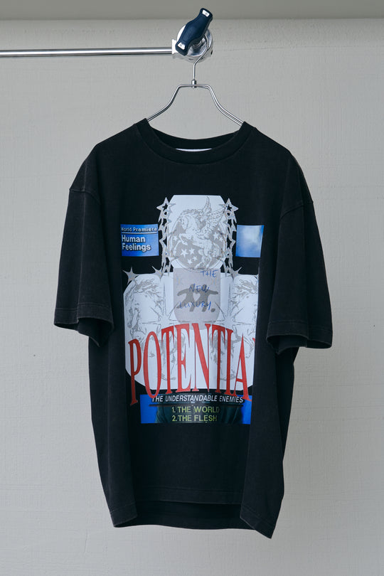 HUMAN FEELINGS POTENTIAL TEE BLACK