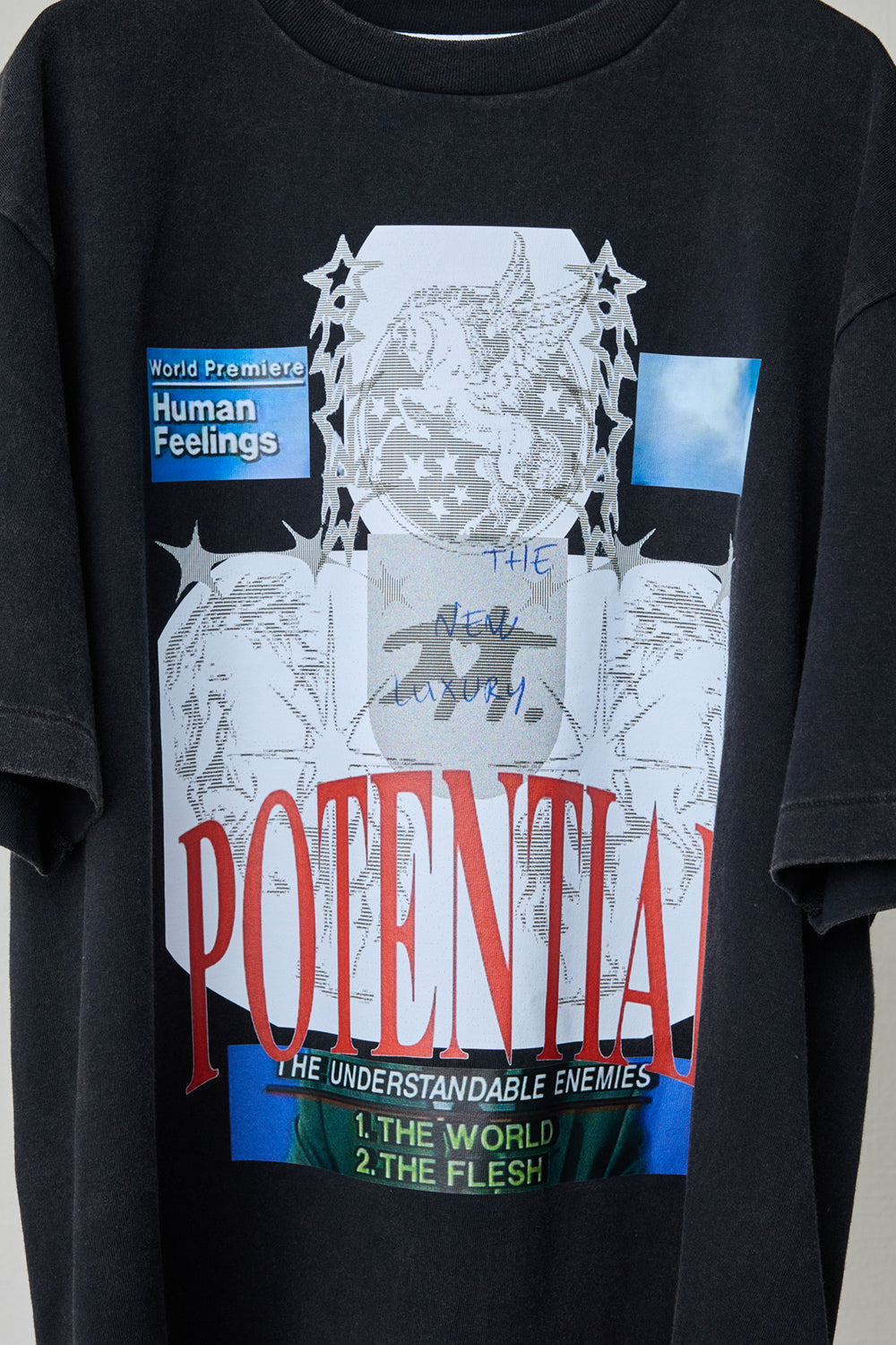 HUMAN FEELINGS POTENTIAL TEE BLACK