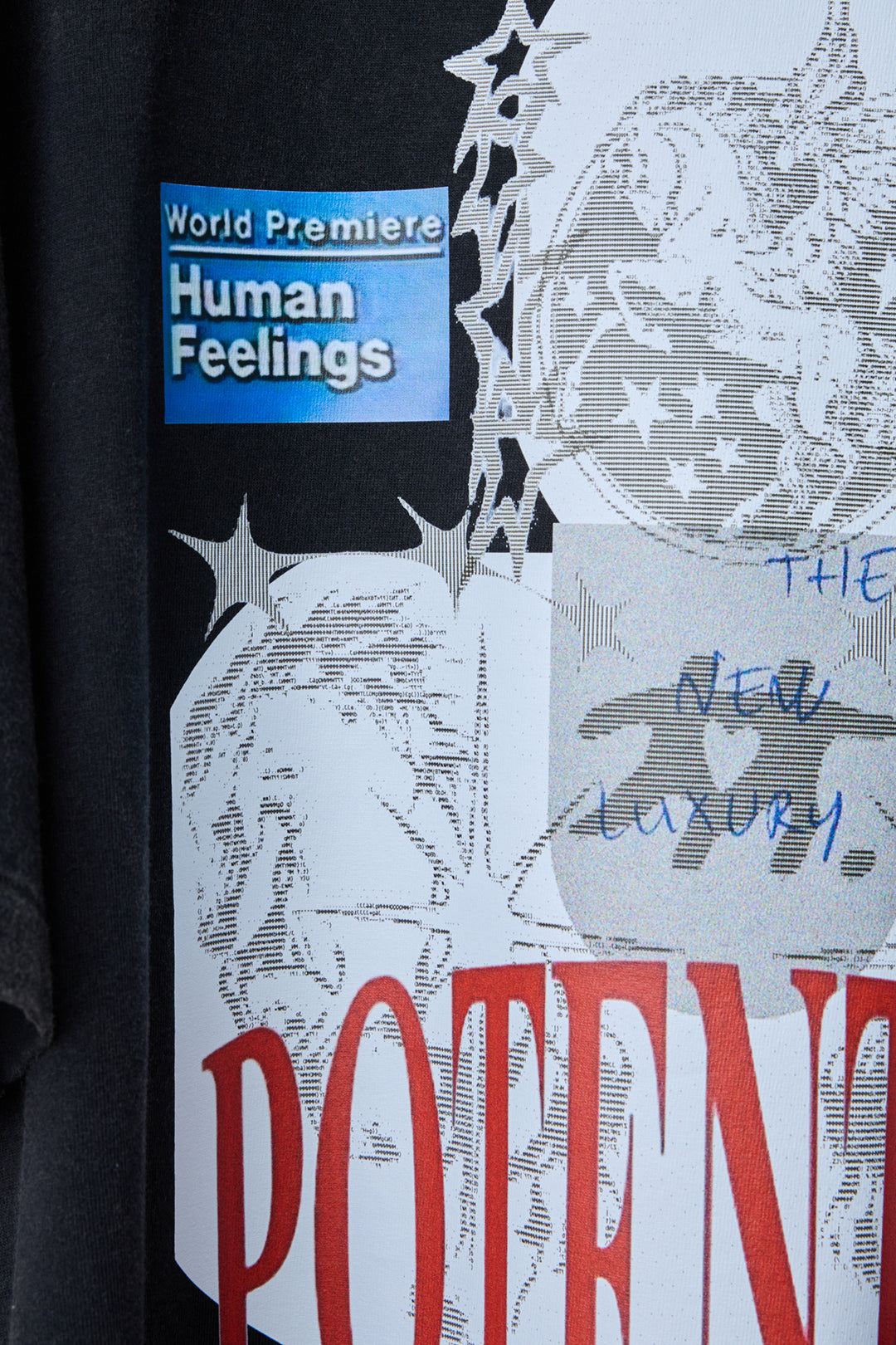 HUMAN FEELINGS POTENTIAL TEE BLACK