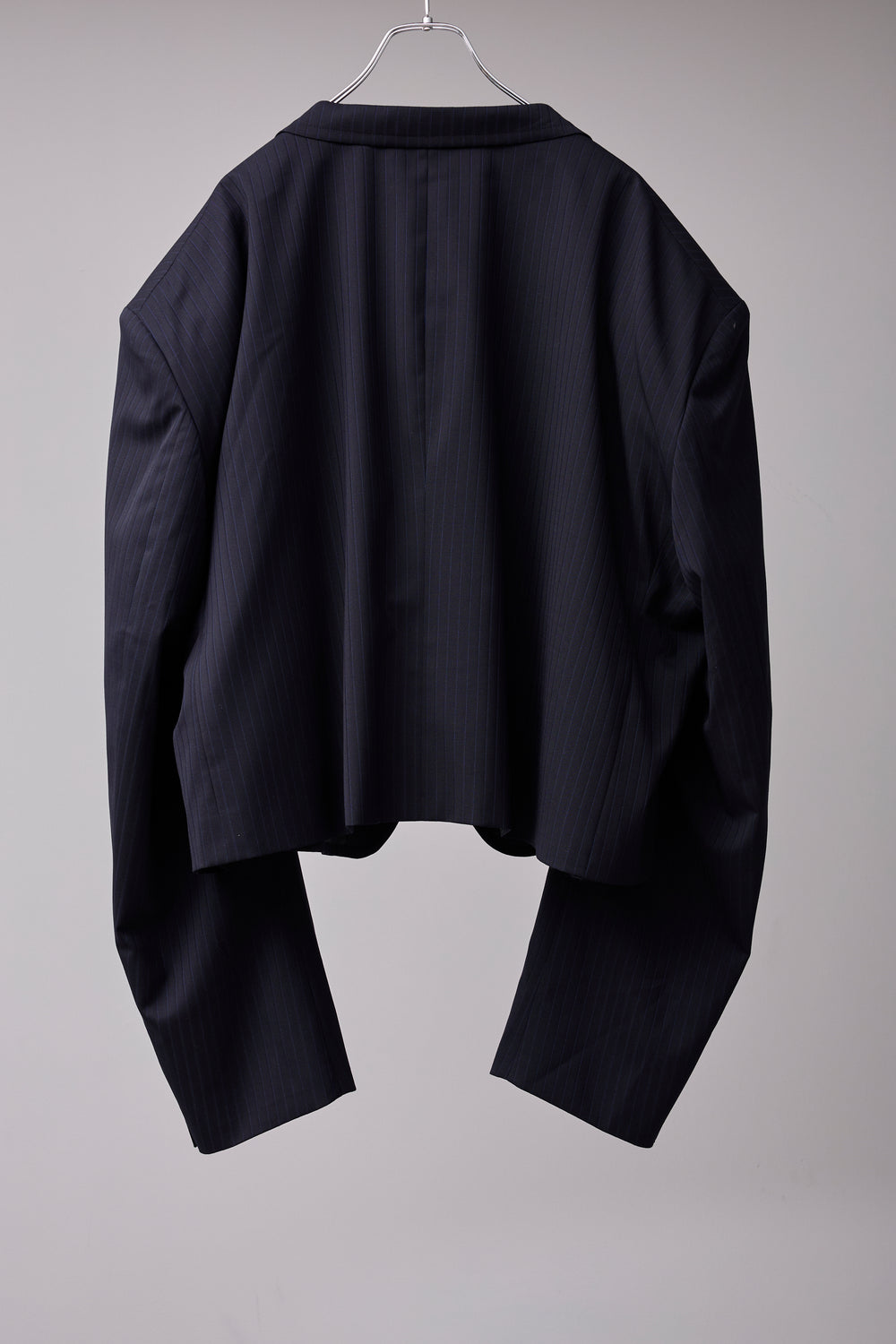 先行予約 ITALIAN-MADE LUXURY FABRIC CROPPED JACKET