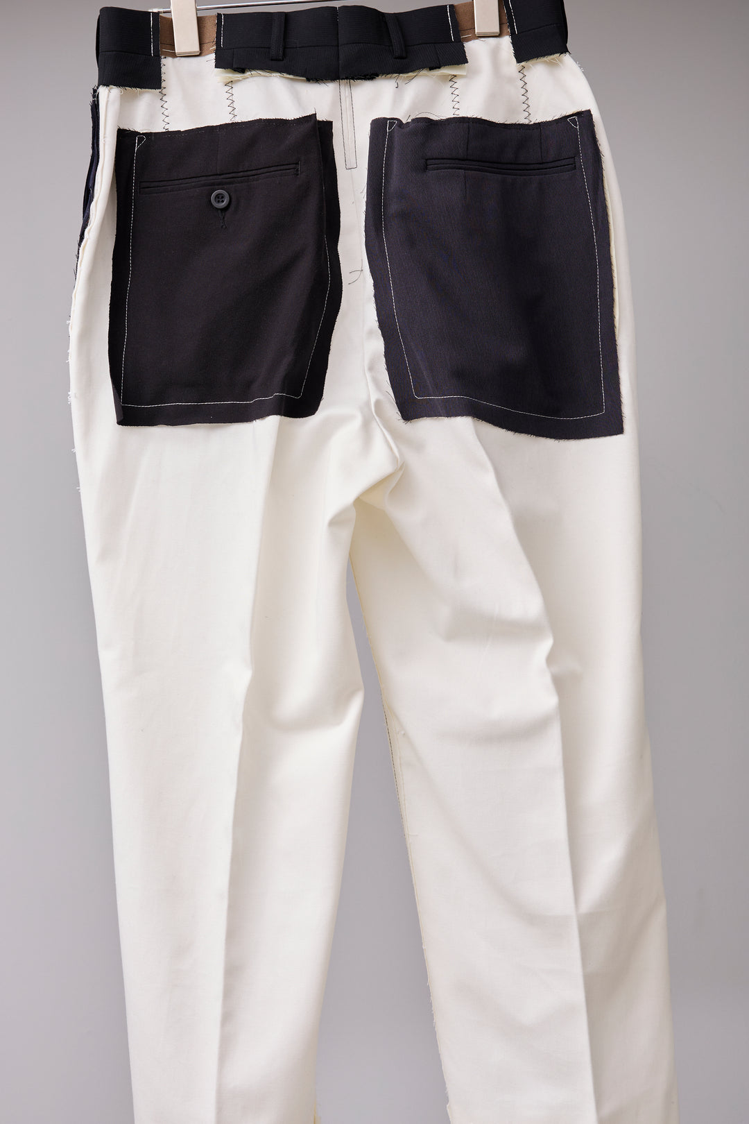 先行予約 SUPER WATER REPELLENT CHINO CLOTH HAND STITCHED BASTING TROUSERS