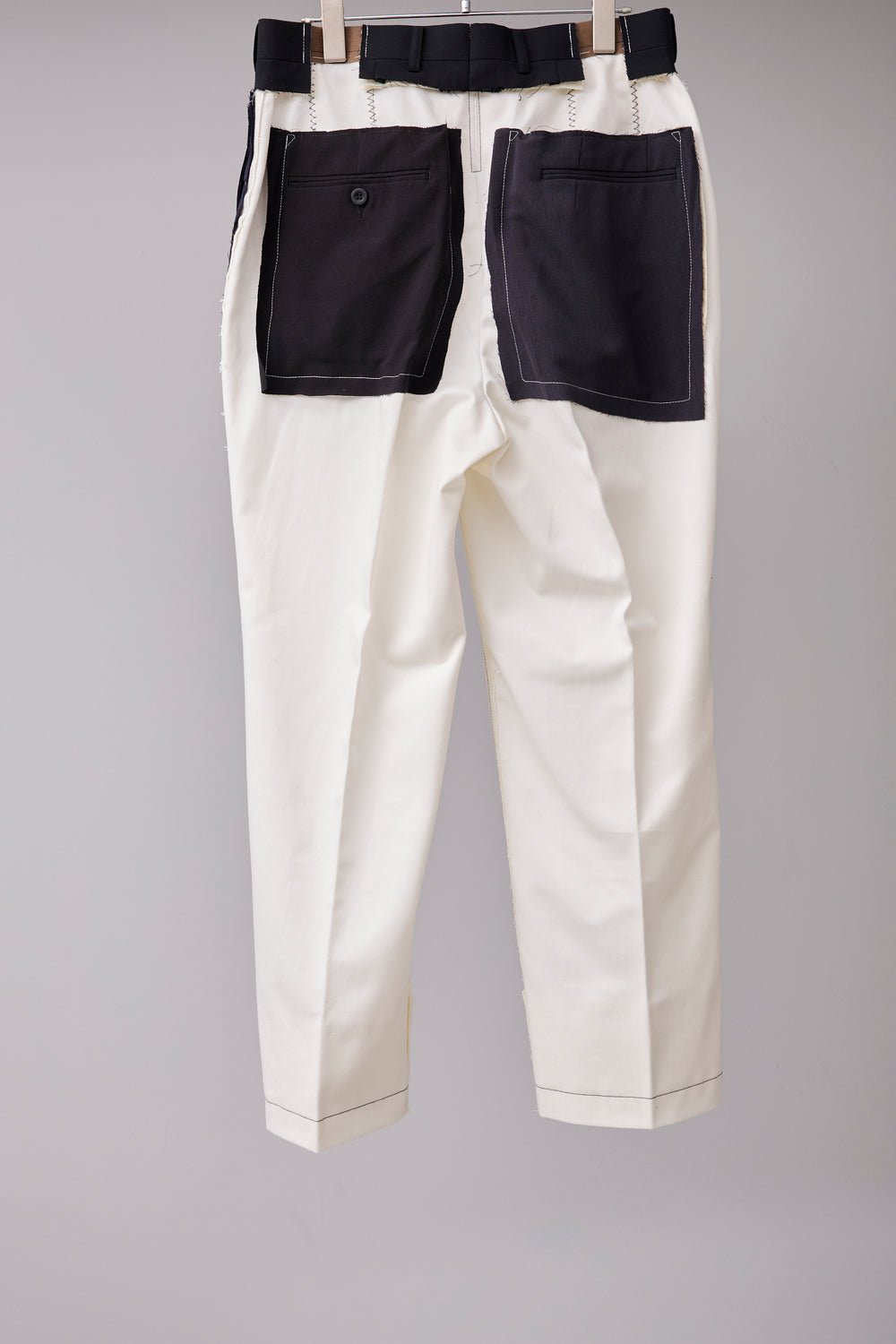 先行予約 SUPER WATER REPELLENT CHINO CLOTH HAND STITCHED BASTING TROUSERS