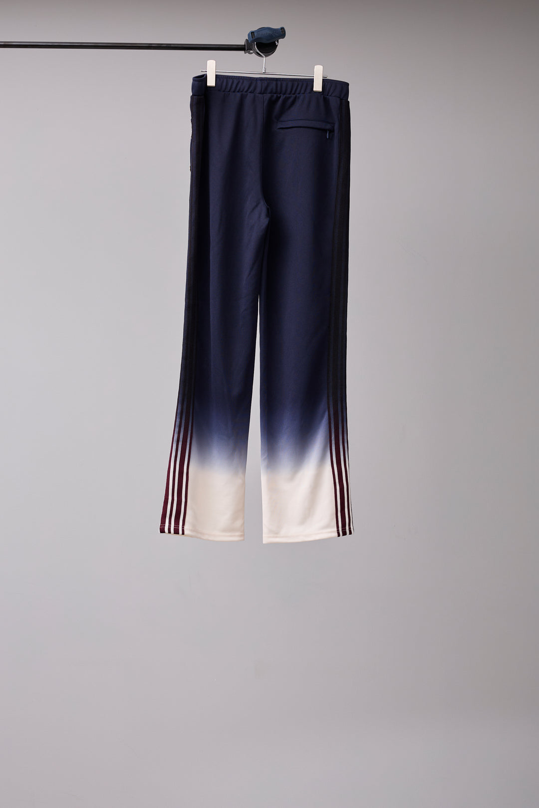 GRADIENT DYED TRACK TROUSERS 03  WHITE