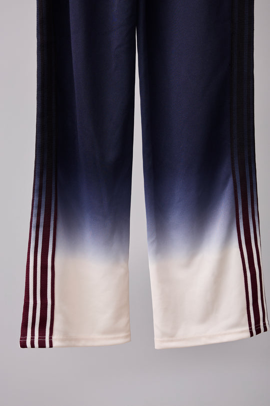 GRADIENT DYED TRACK TROUSERS 03  WHITE