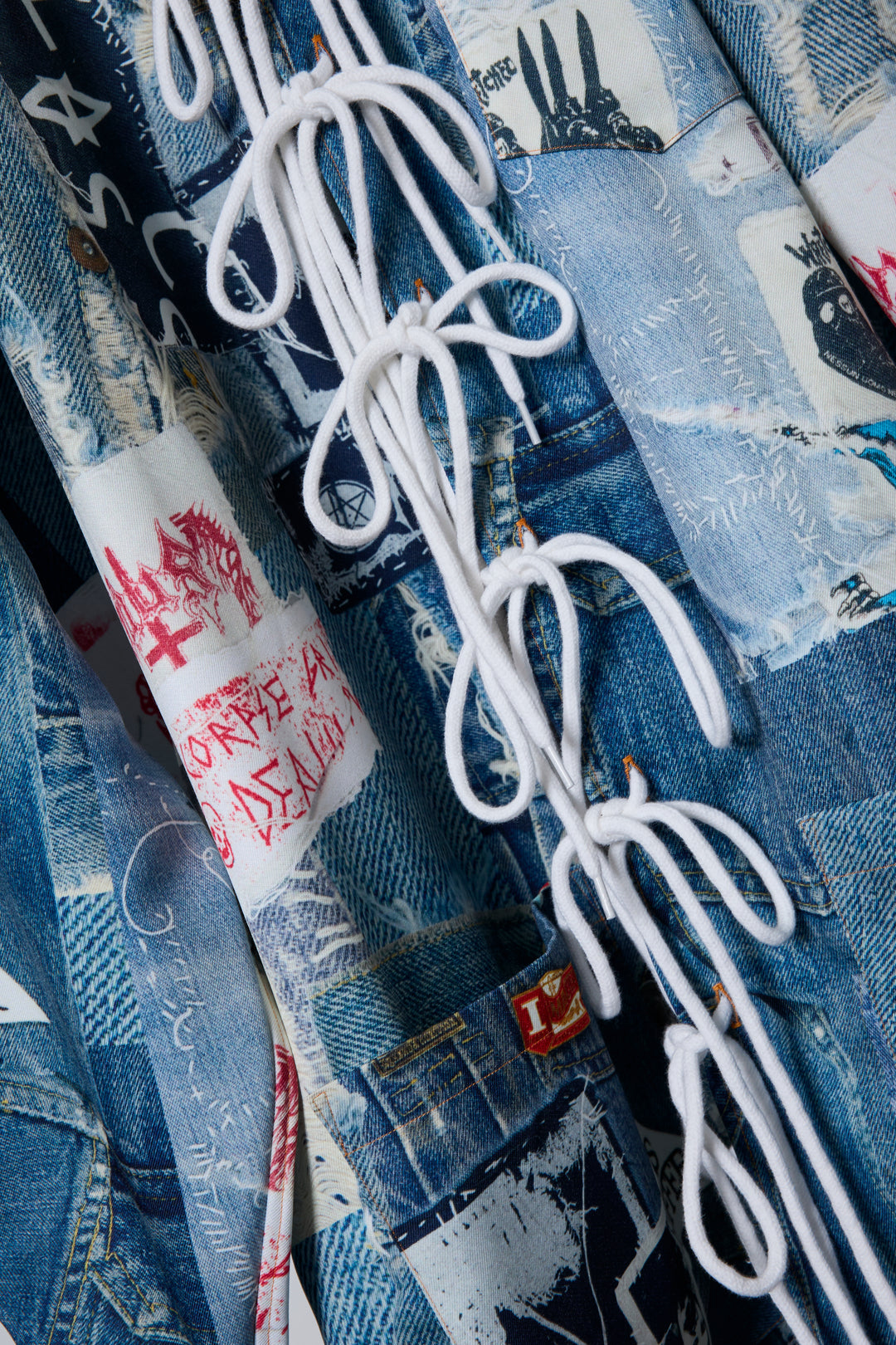TROMPE L'OEIL DENIM PATTERN SHJ JUV