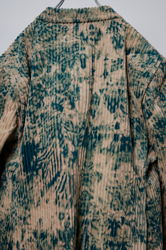 ROUND SILHOUETTE SHORT JK DYE BLEACH GREEN