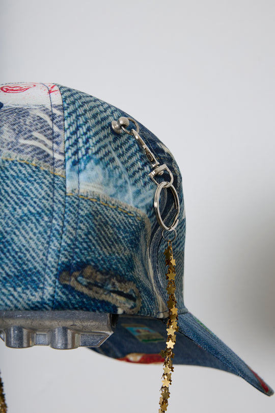 TROMPE L'OEIL DENIM CAP JUV