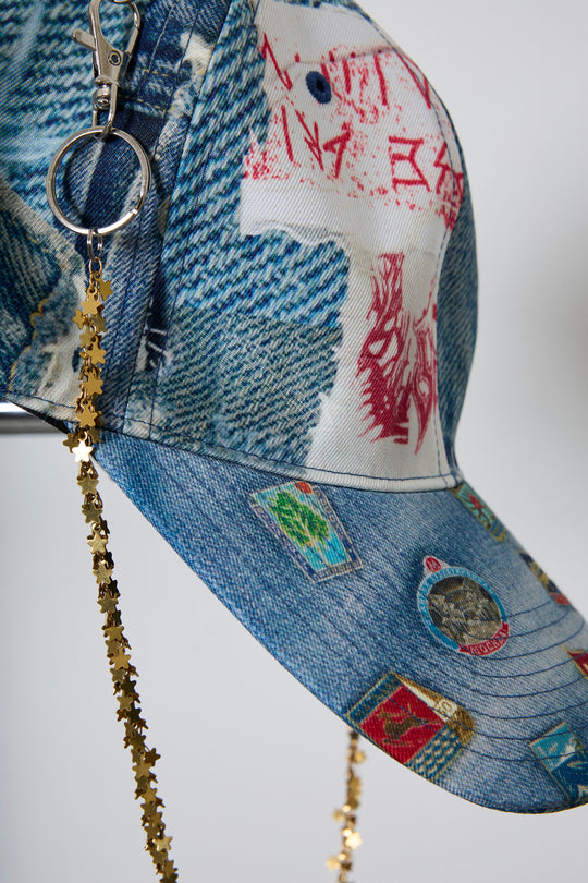 TROMPE L'OEIL DENIM CAP JUV