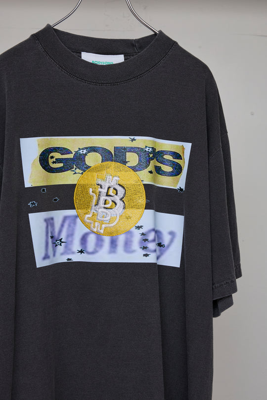 先行予約 TEE/GLITCH EMB/GOD'S MONEY