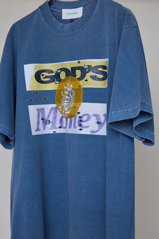 先行予約 TEE/GLITCH EMB/GOD'S MONEY