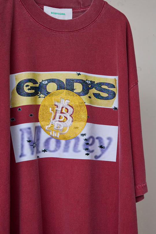先行予約 TEE/GLITCH EMB/GOD'S MONEY