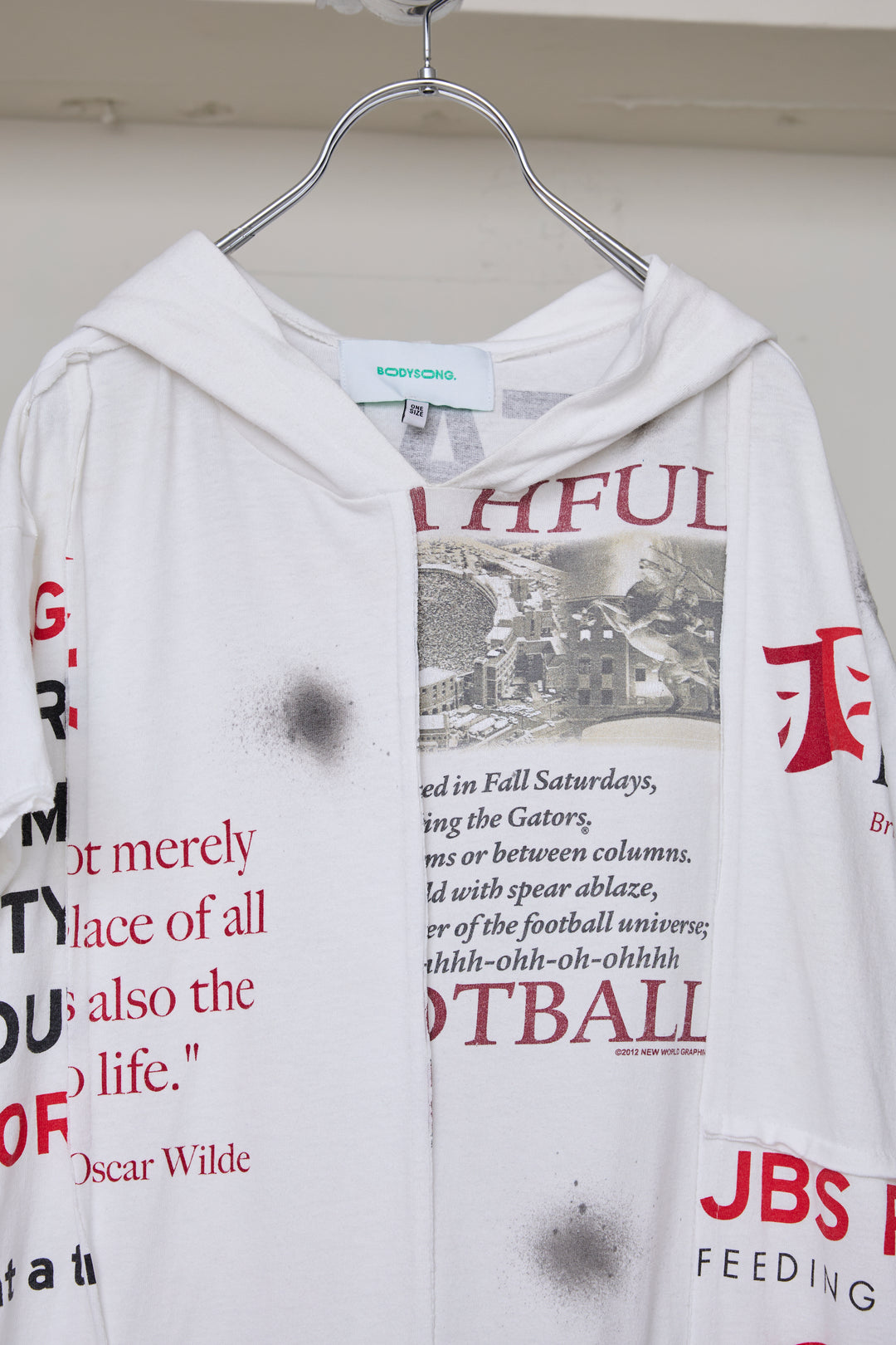 先行予約 RECONSTRUCTED T-SHIRT HOODED DRESS